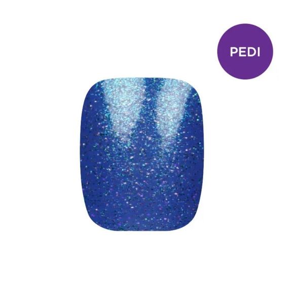 Color Street | Teenie Weenie Santorini, deep ocean blue glitter pedi set - Picture 8 of 8